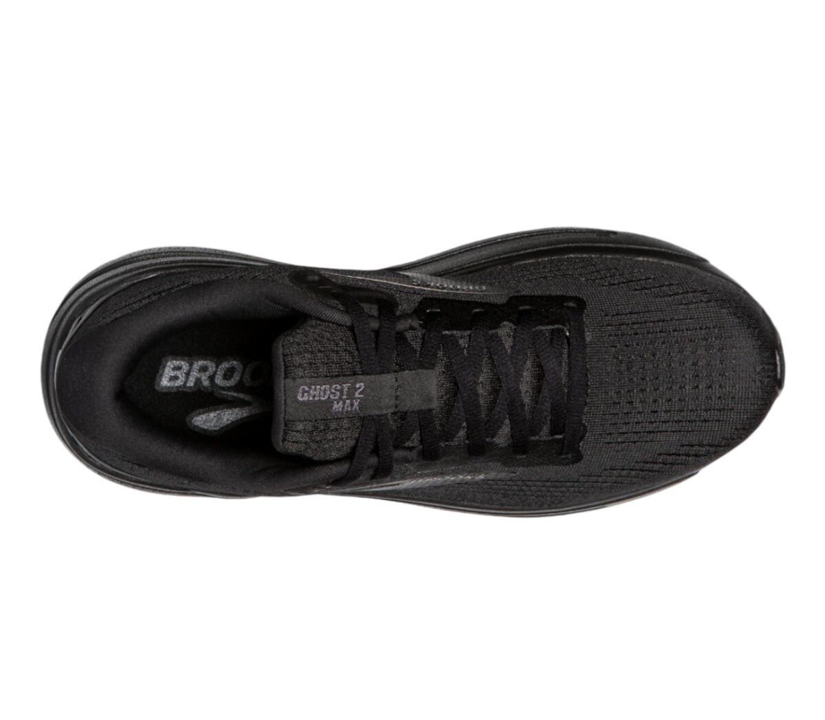 Tomaia Scarpa Brooks Ghost Max 2 Wide D donna nera