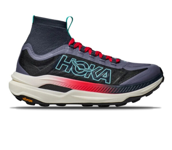 Scarpa Hoka tecton X3 uomo grigia rossa