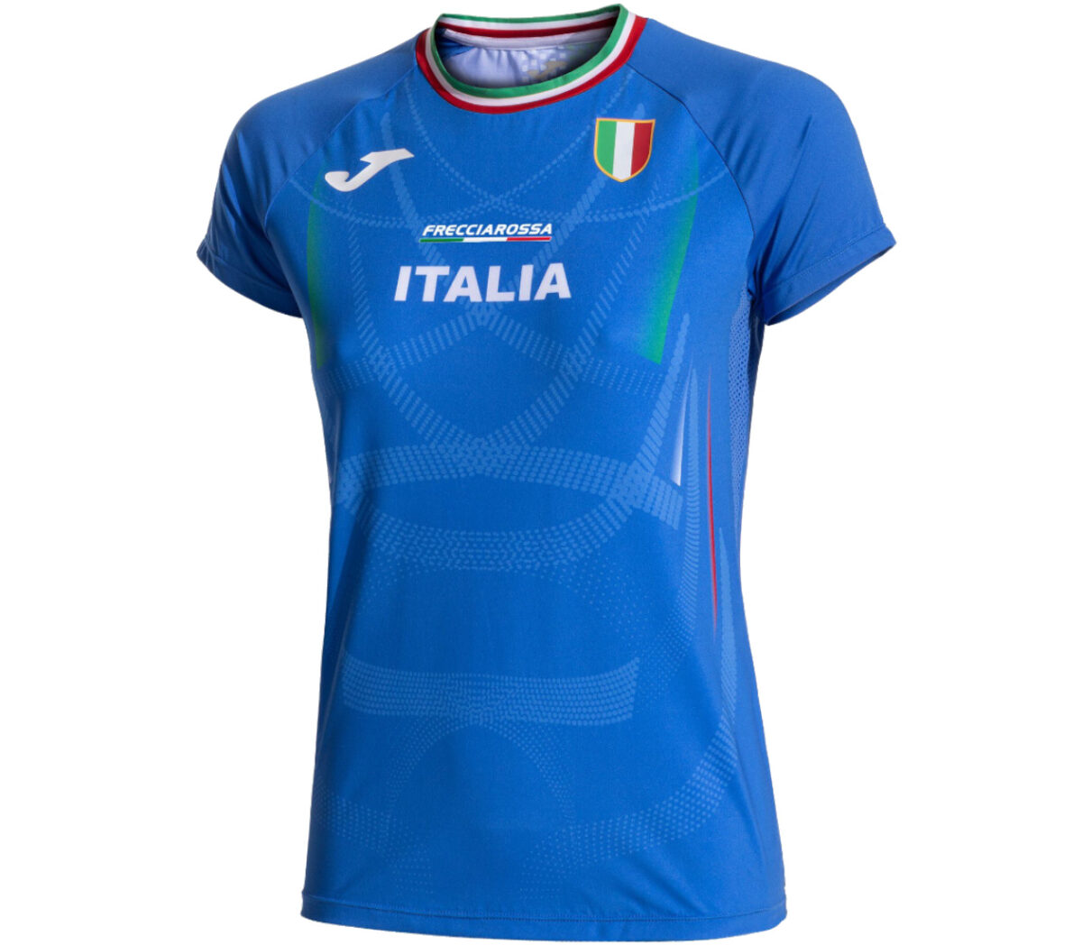 Dettaglio Maglia Joma tshirt pre game fidal donna blu