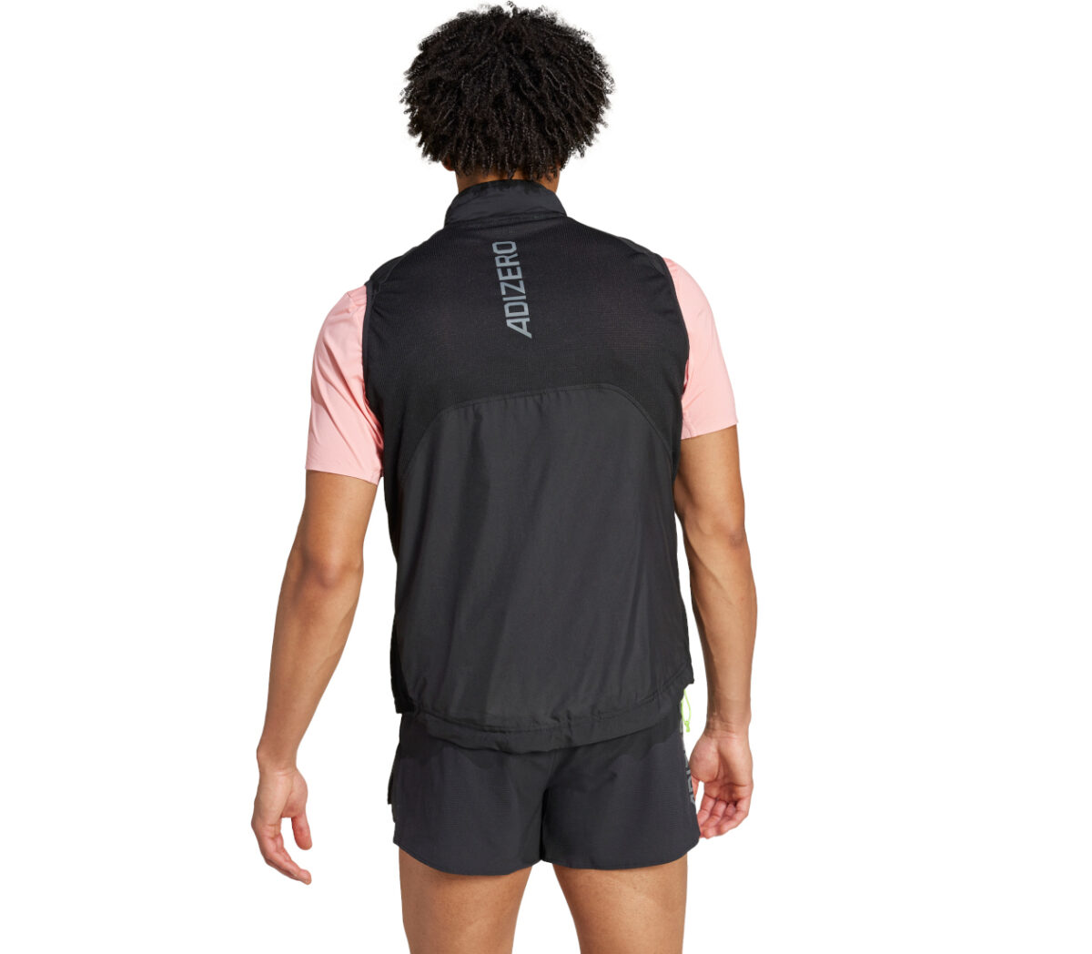 Dietro Giacca Adidas Adizero Vest uomo nera