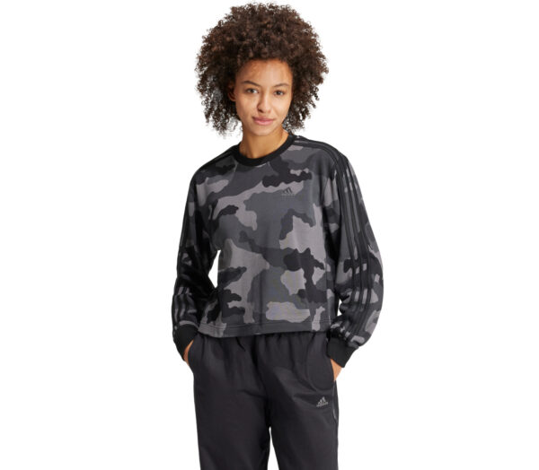 Felpa Adidas AOP SWT donna nera