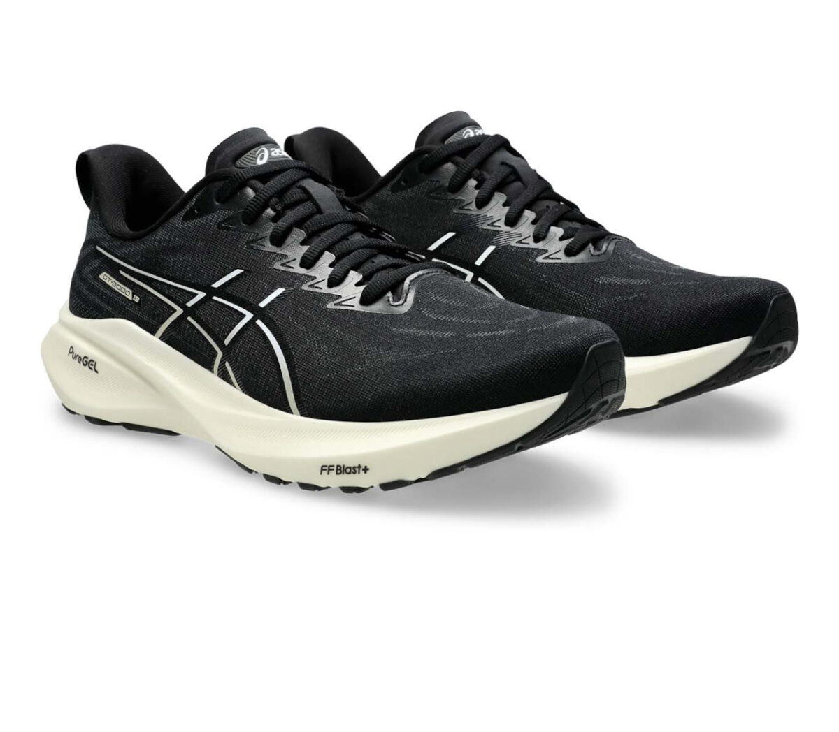 Coppia Scarpa Scarpa Asics Gel GT-2000 13 uomo bianca nera
