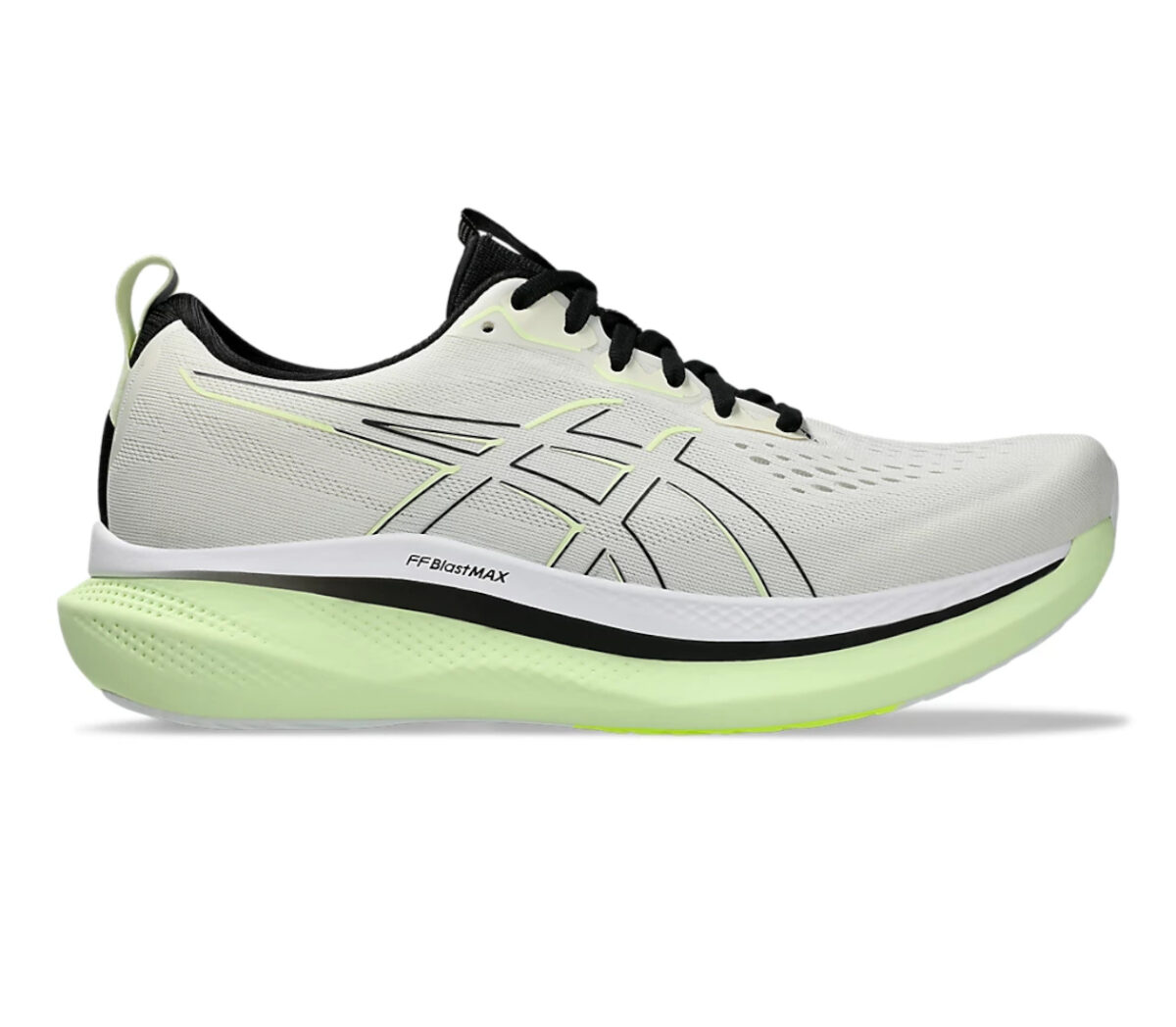 Scarpa Asics Glideride Max uomo Birch Black