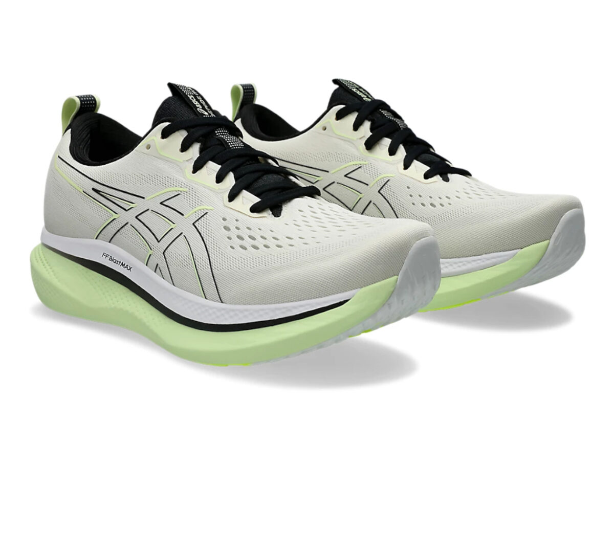 Coppia Scarpa Asics Glideride Max uomo Birch Black