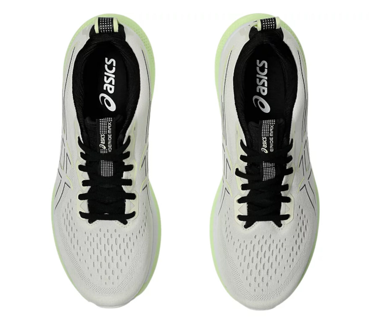 Tomaia Scarpa Asics Glideride Max uomo Birch Black