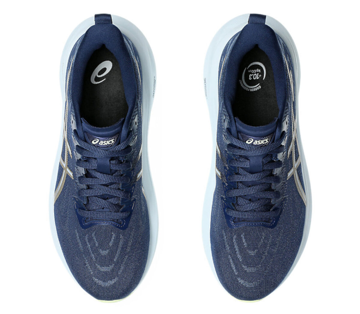 Tomaia Scarpa Asics GT-2000 13 donna blu gialla