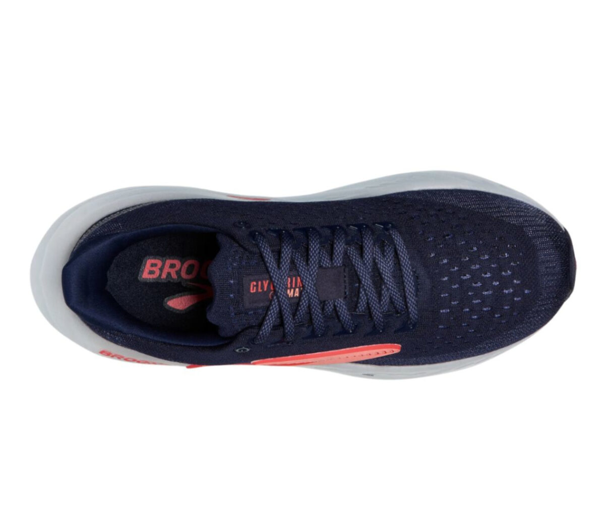 Tomaia Scarpa Brooks Glycerin Max donna blu arancione
