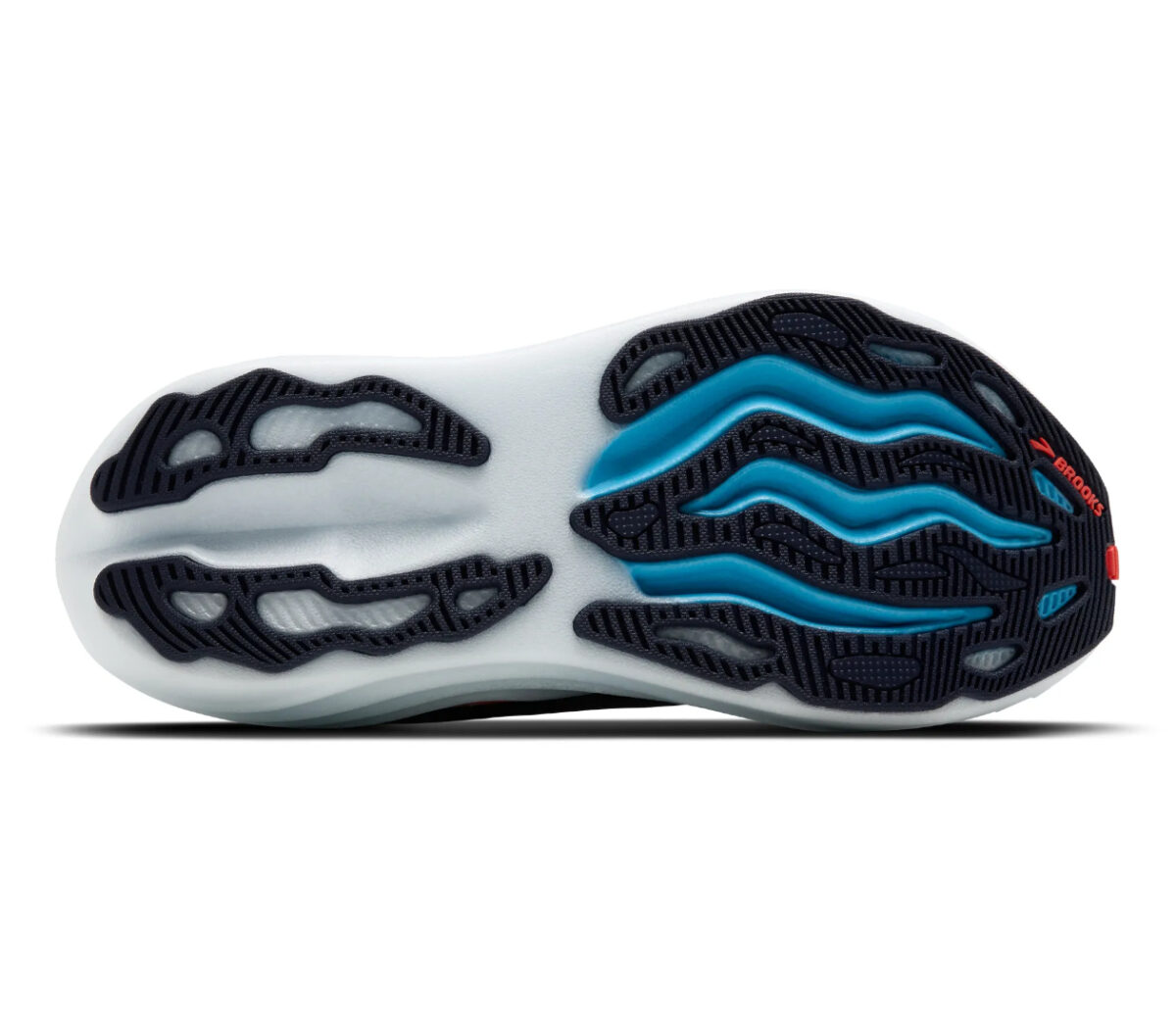 Suola Scarpa Brooks Glycerin Max donna blu arancione