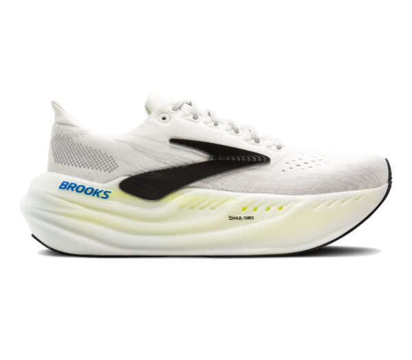 Scarpa Brooks Glycerin Max uomo bianca gialla