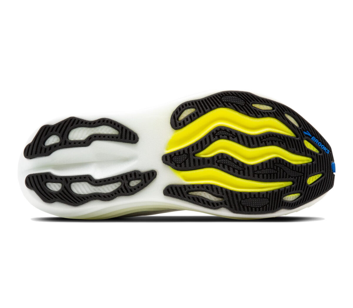 Suola Scarpa Brooks Glycerin Max uomo bianca gialla
