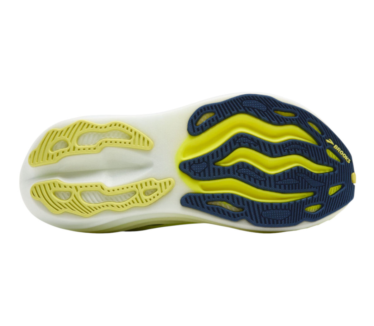 Suola Scarpa Brooks Glycerin Max uomo gialla