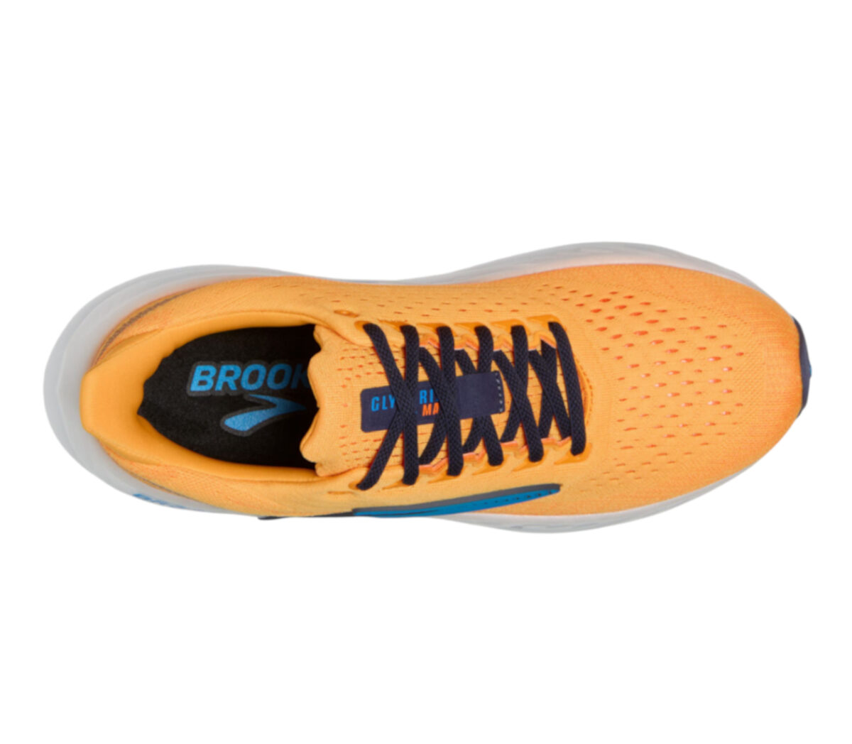 Tomaia Scarpa Brooks Glycerin Max uomo arancione