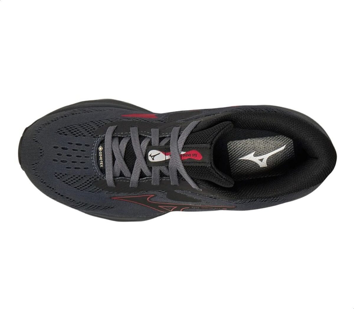 Tomaia Scarpa Mizuno Wave Serene GTX donna nera