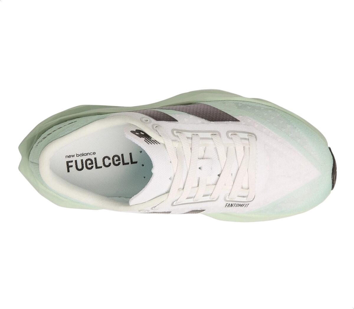 Tomaia Scarpa New Balance FuelCell Rebel v4 donna verde salvia bianca