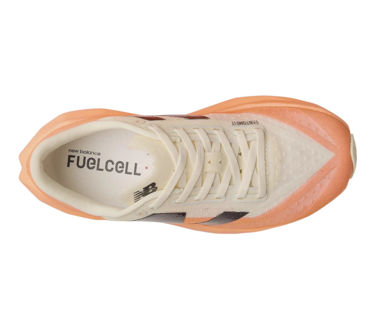 Tomaia Scarpa Scarpa Scarpa New Balance FuelCell v4 donna arancione beige