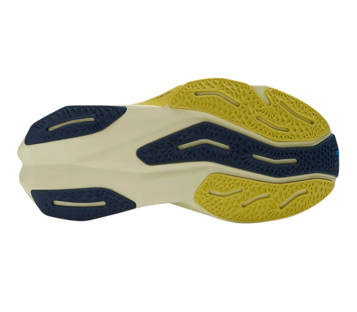 Suola Scarpa New Blance Fuelcell Rebel v4 donna Spice Blue Limelight e Blue Oasis