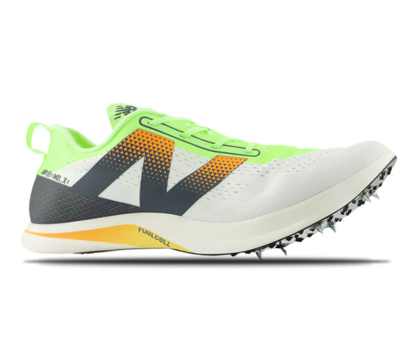 Scarpa New Balance FuelCell SuperComp MD-X v3 unisex bianca verde
