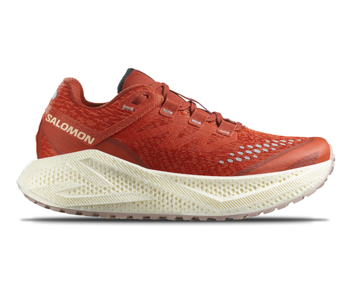 scarpa da trail donna salomon aero glide gravel rossa