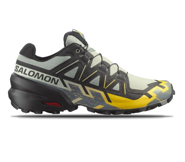scarpa da trail uomo salomon speedcross 6 grigia e gialla
