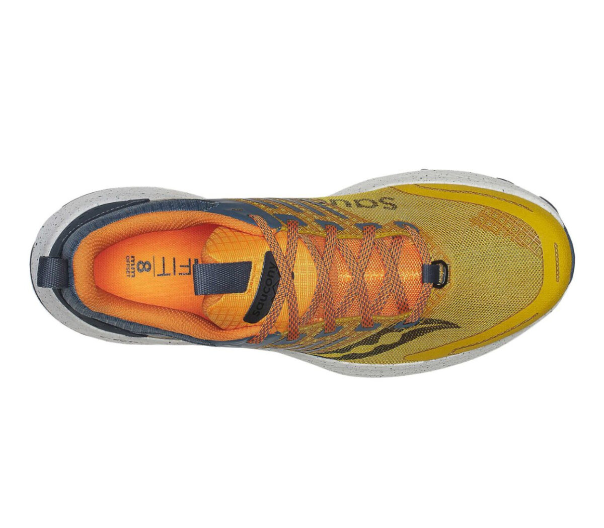 Tomaia Scarpa Saucony Ride Tr 2 uomo gialla