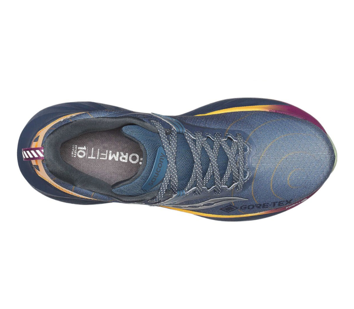 Tomaia Scarpa Saucony Triumph 22 GTX donna blu
