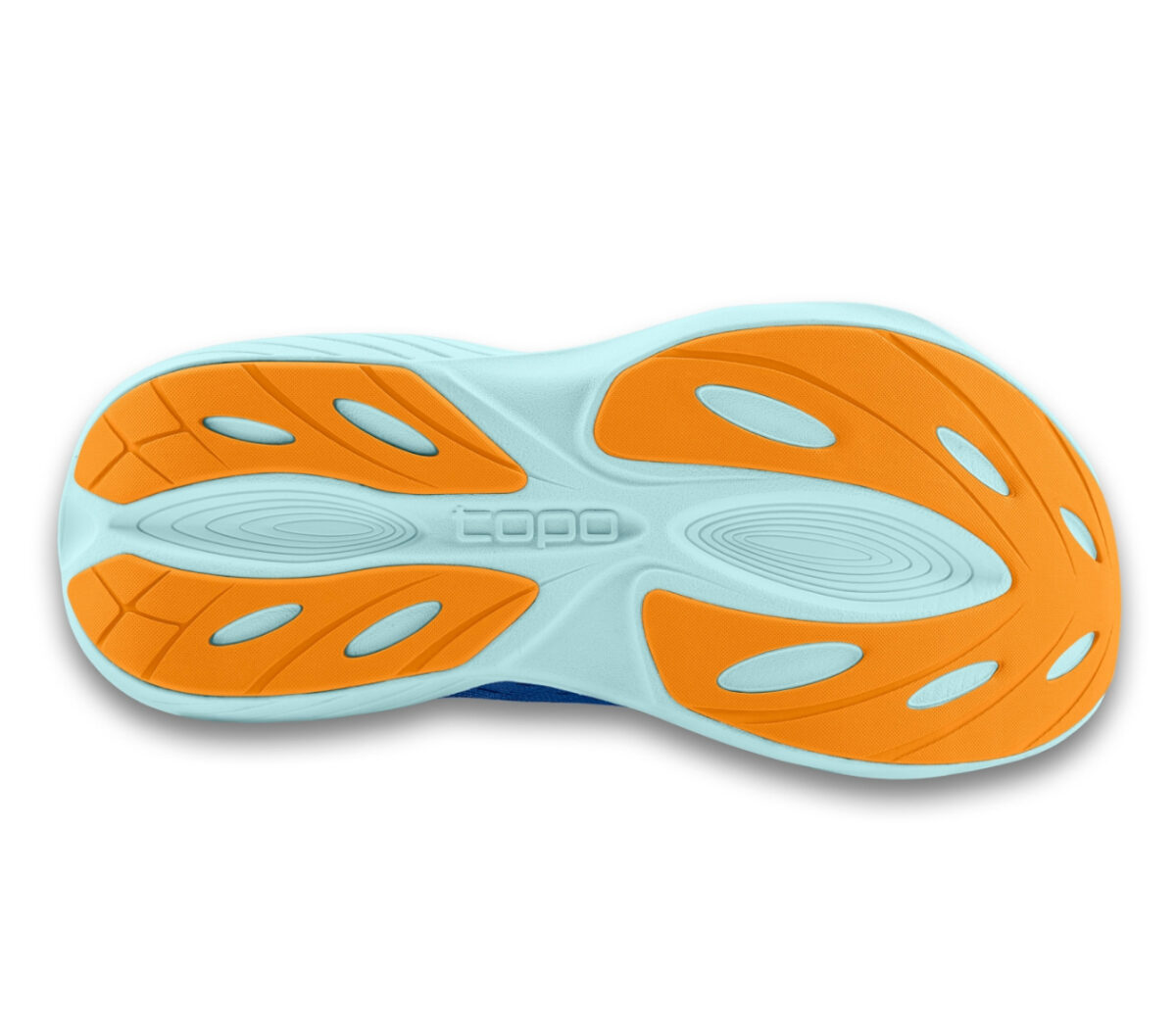 suola scarpa da running topo atmos blu da uomo
