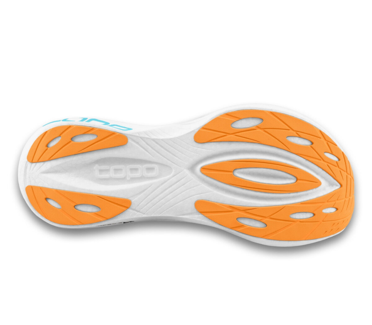 suola scarpa da running topo specter 2 arancione