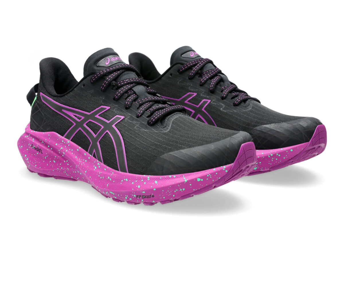 Coppia Scarpa Asics Gel GT-2000 13 Lite Show donna nera viola