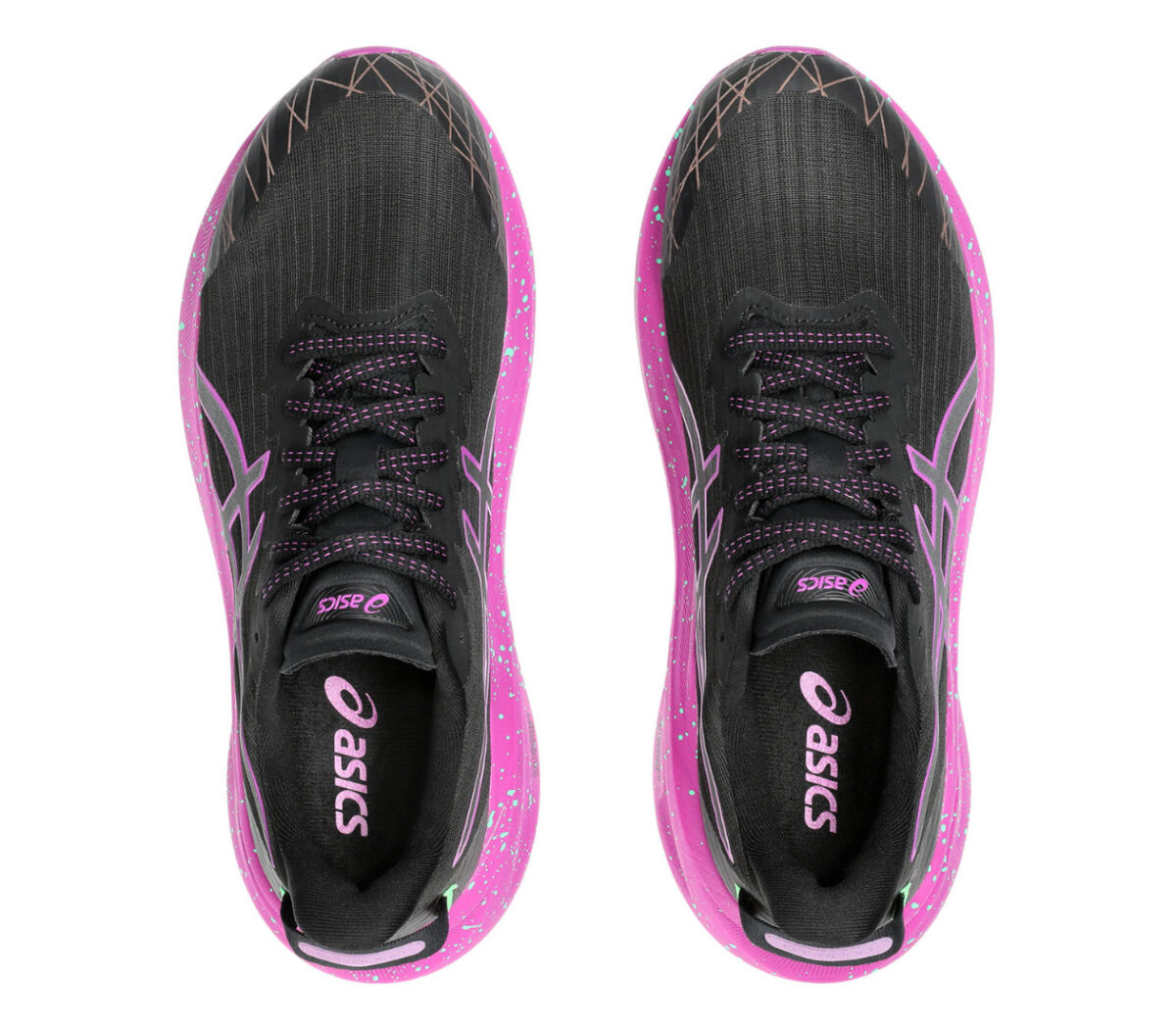 Tomaia Scarpa Asics Gel GT-2000 13 Lite Show donna nera viola
