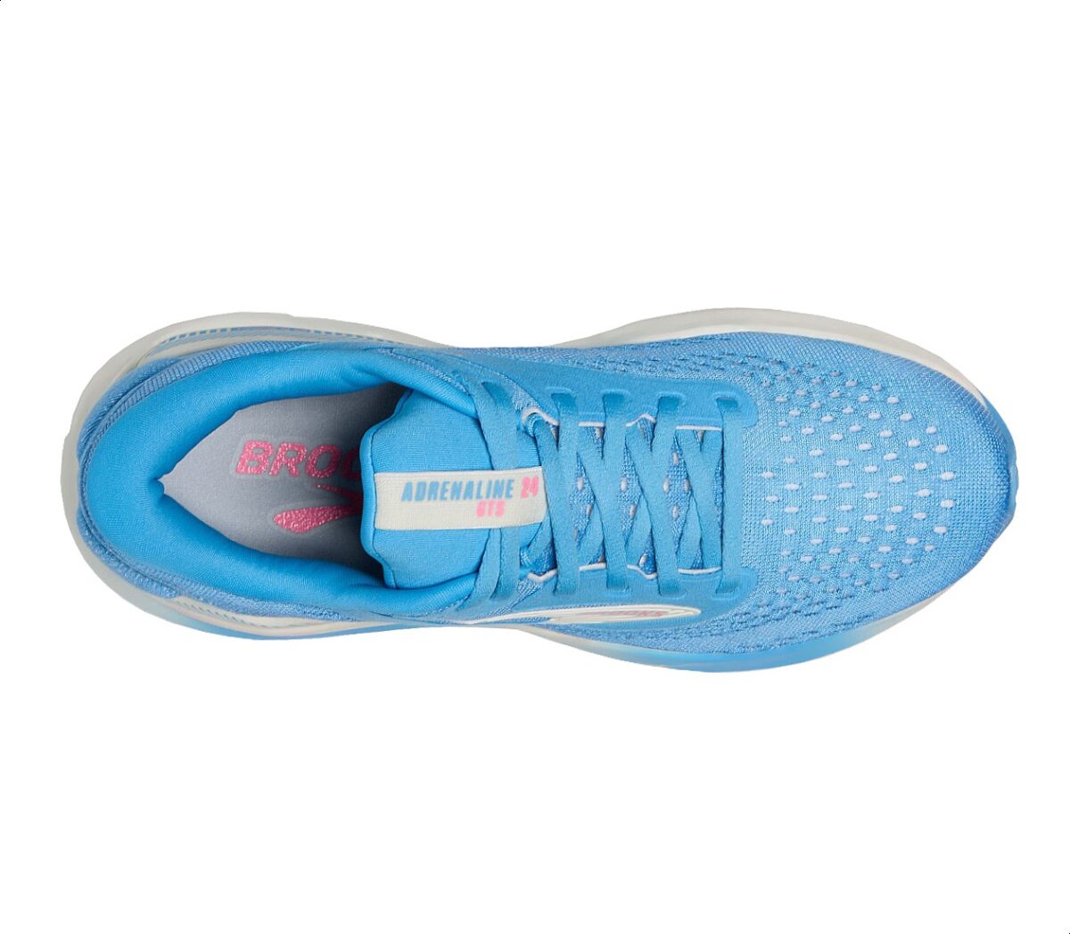Tomaia Scarpa Brooks Adrenaline GTS 24 donna Bonnie Blue Grey Pink