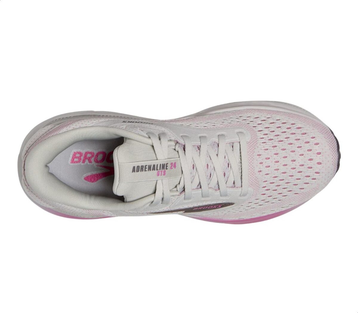 Tomaia Scarpa Brooks Adrenaline GTS 24 donna grigia lilla