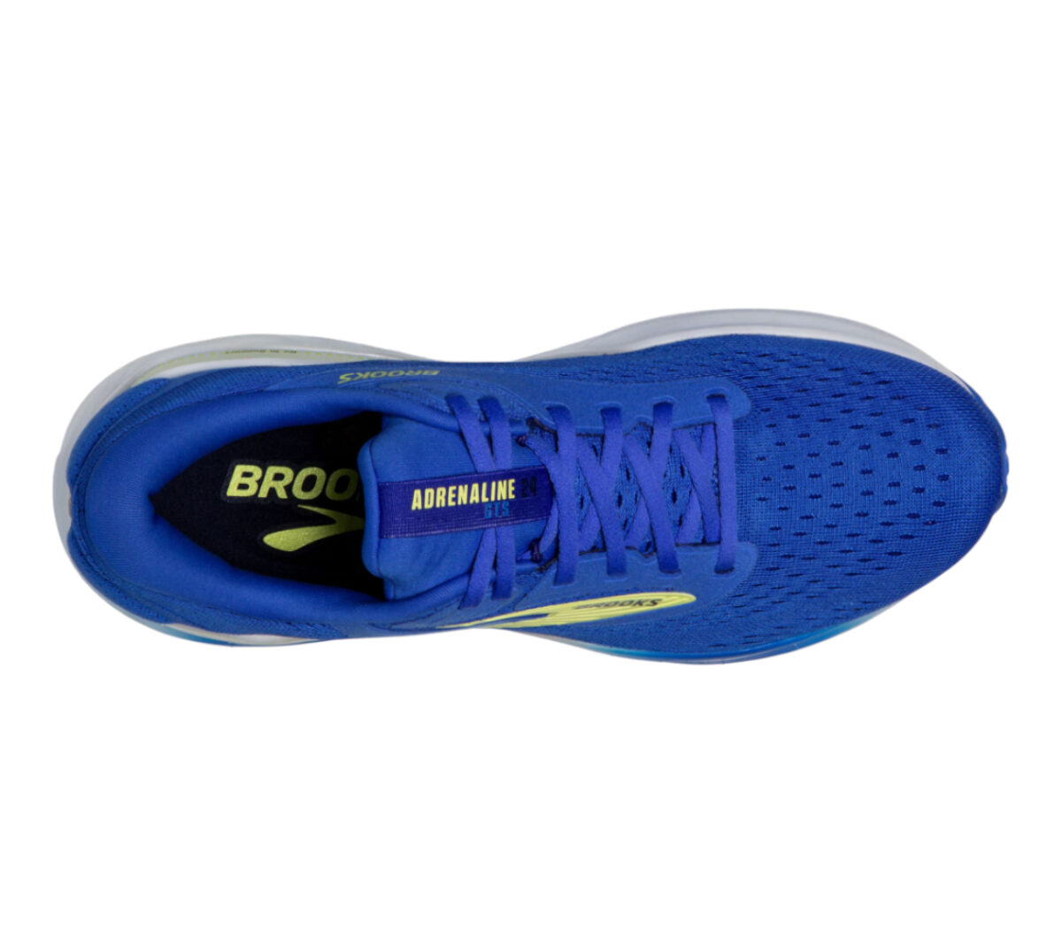 Tomaia Scarpa Brooks Adrenaline GTS 24 uomo blu gialla