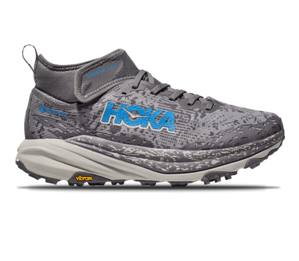 Scarpa Hoka Speedgoat 6 Mid GTX uomo grigia