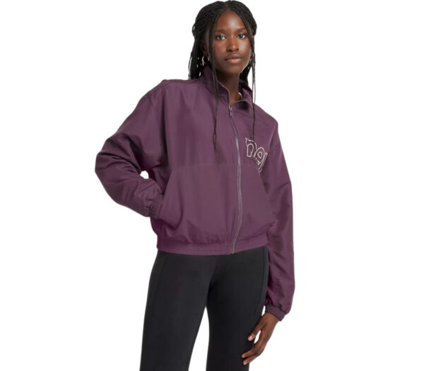 Giacca New Balance Color Blocked Graphic Woven Jacket donna viola