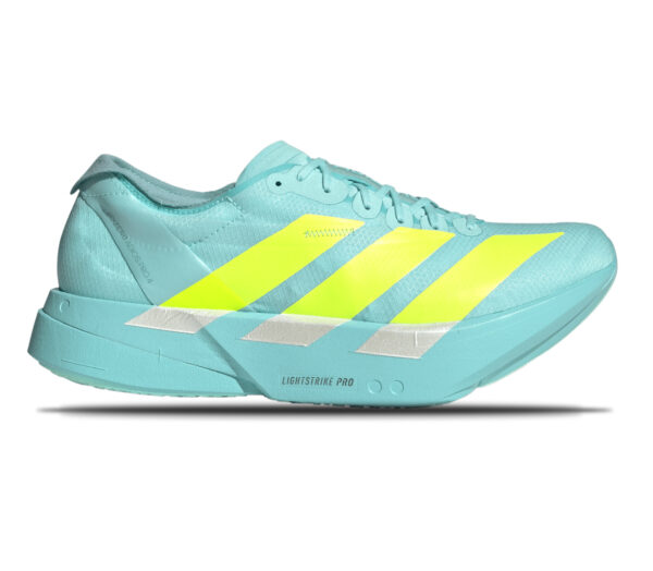 Scarpa Adidas Adizero Adios Pro 4 uomo verde acqua gialla