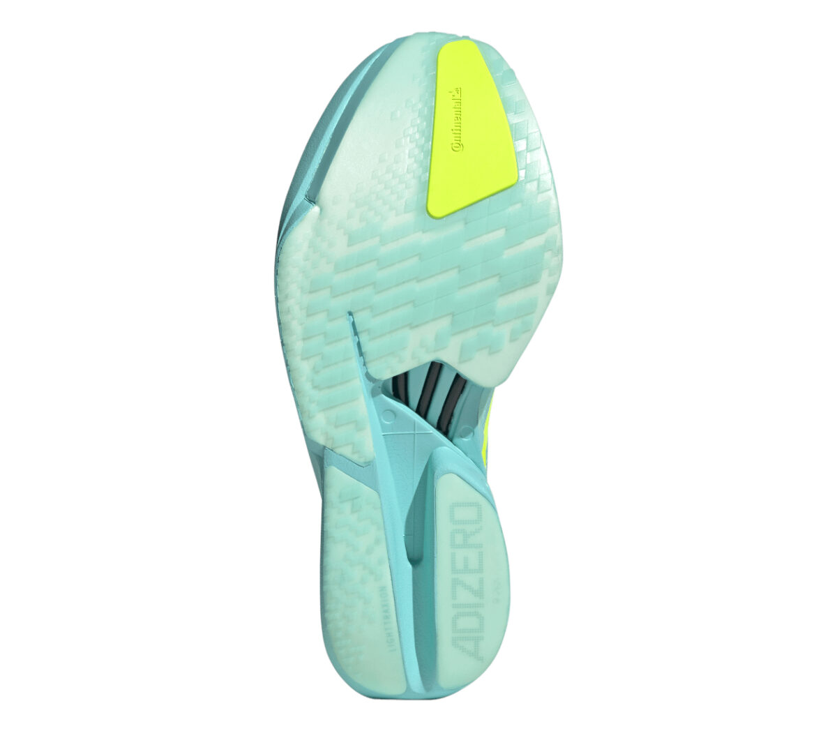 Suola Scarpa Adidas Adizero Adios Pro 4 uomo verde acqua gialla