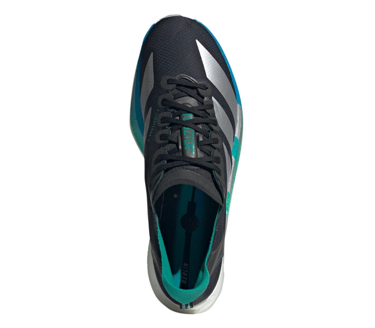 Tomaia Scarpa Scarpa Adidas Adizero Adios Pro 4 uomo nera verde