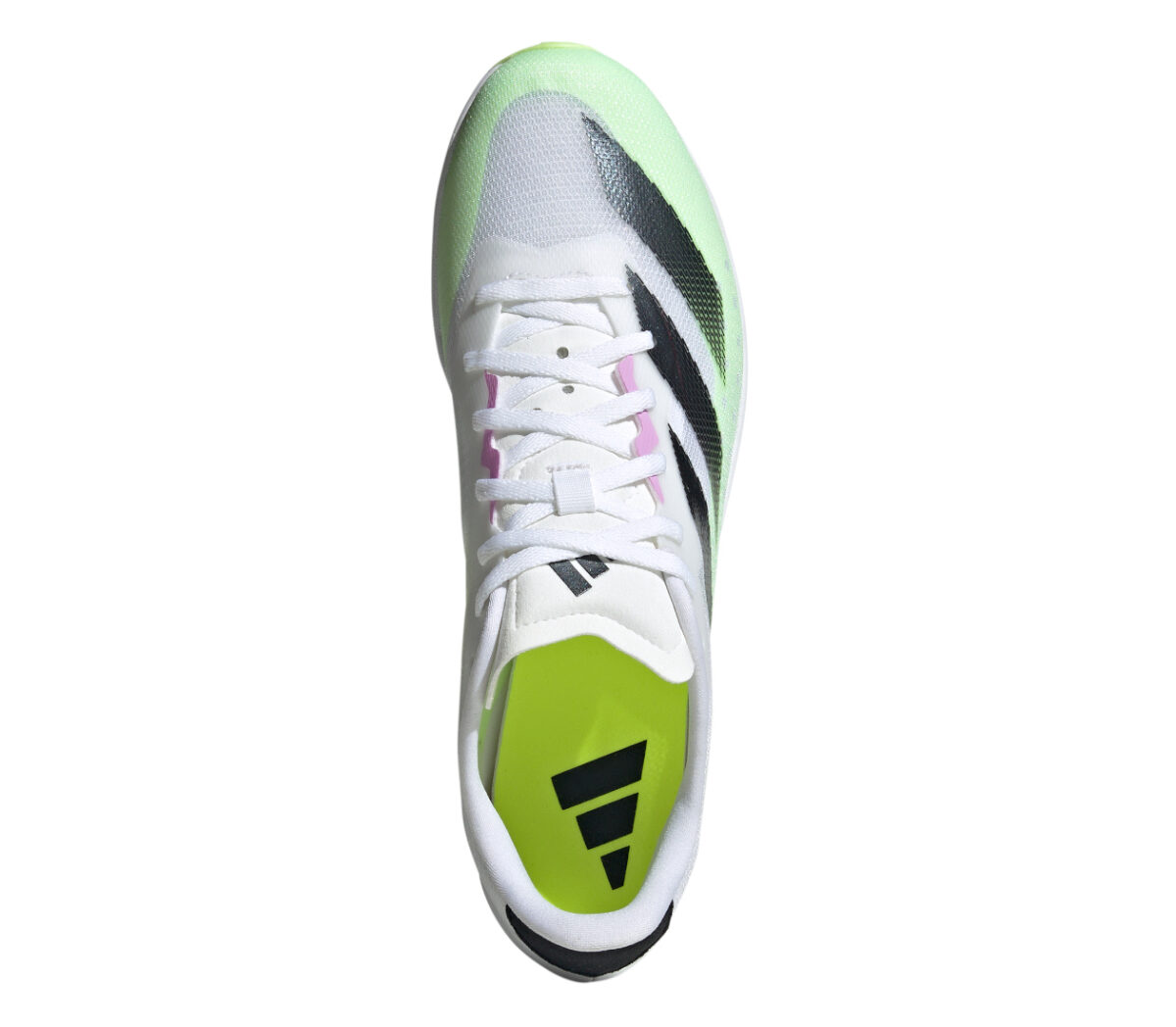 Tomaia Scarpa Adidas Distancestar unisex bianca verde