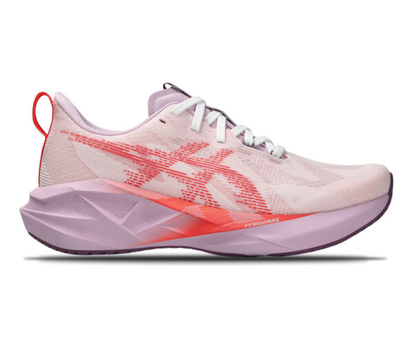 Scarpa Asics Novablast 5 donna White Coral Reef