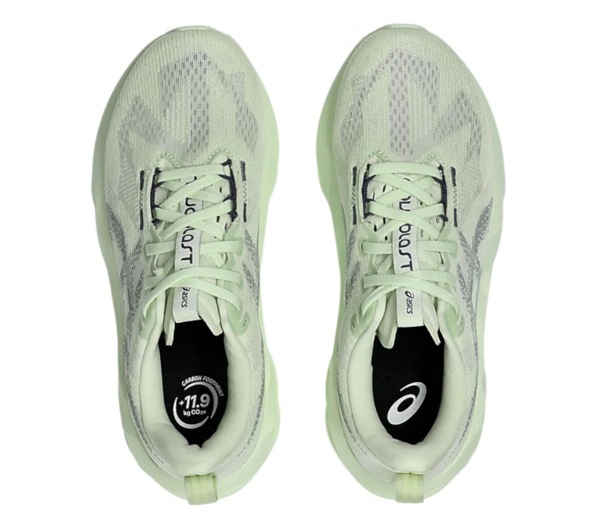 Tomaia Scarpa Asics Novablast 5 donna verde