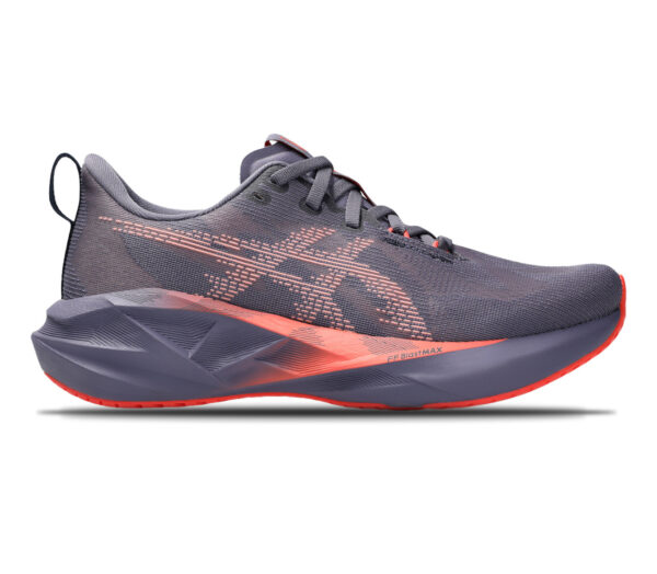 Scarpa Asics Novablast 5 donna Greyish Purple/Coral Reef