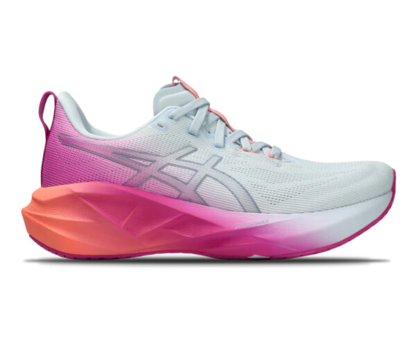 Scarpa Asics Novablast 5 donna grigia fucsia