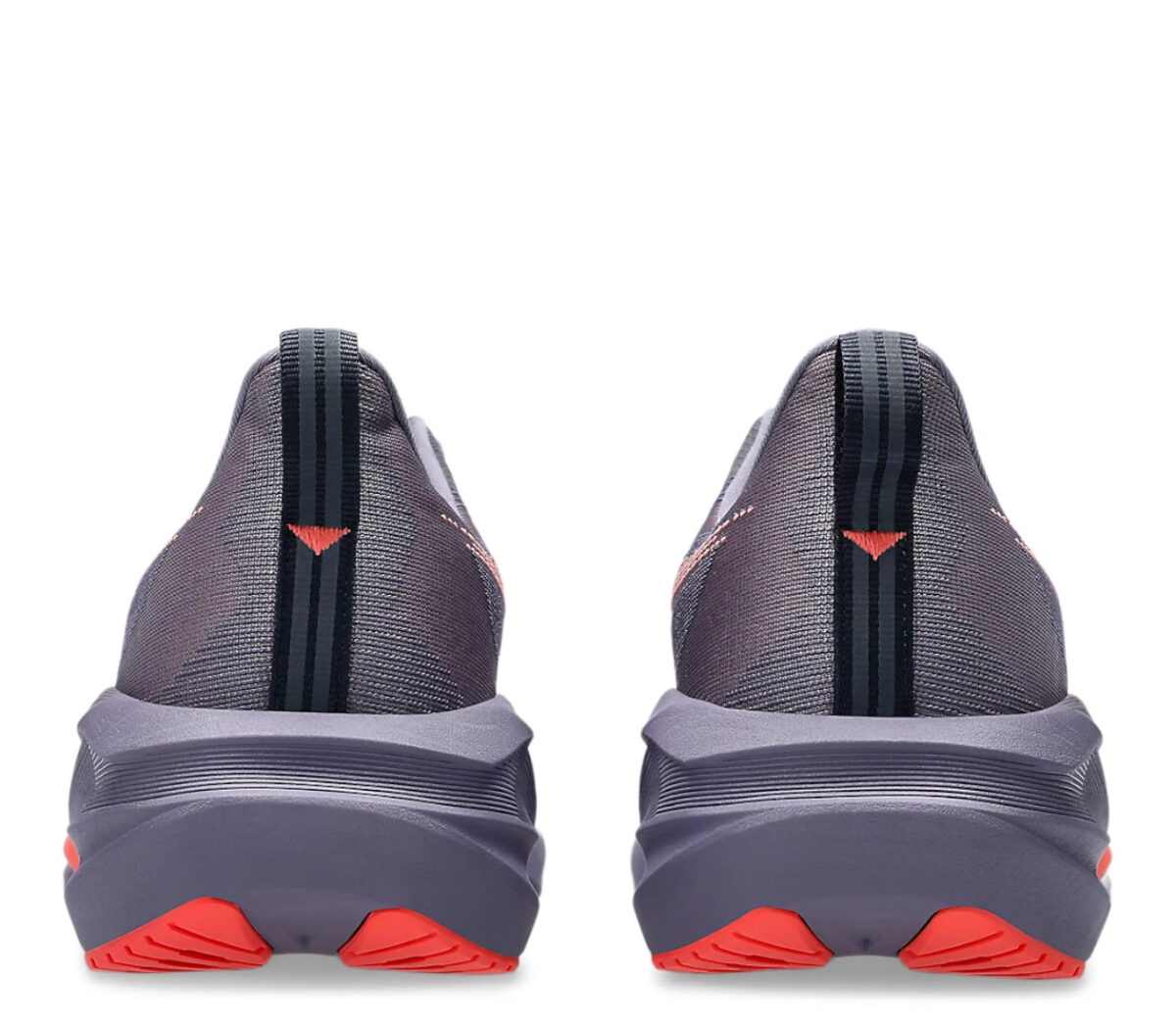 Retro Scarpa Asics Novablast 5 uomo Greyish Purple/Coral Reef