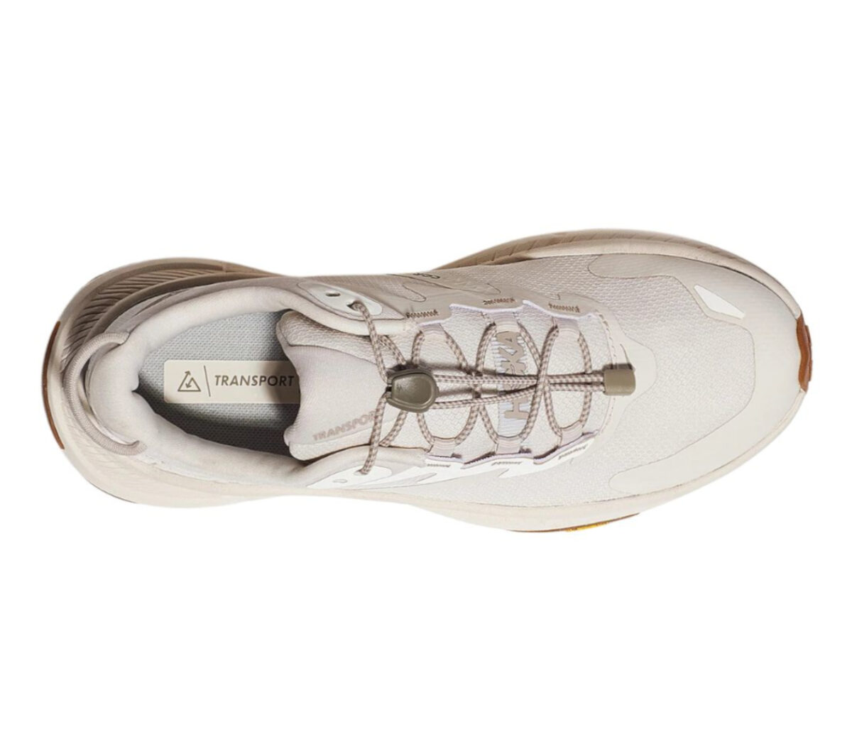 Tomaia Scarpa Hoka Transport donna panna