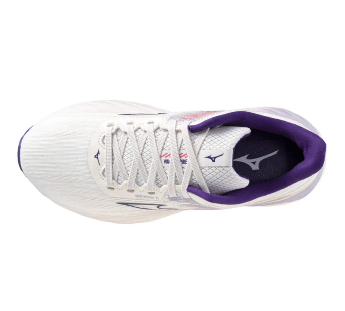 Tomaia Scarpa Scarpa Mizuno Wave Inspire 21 donna bianca viola