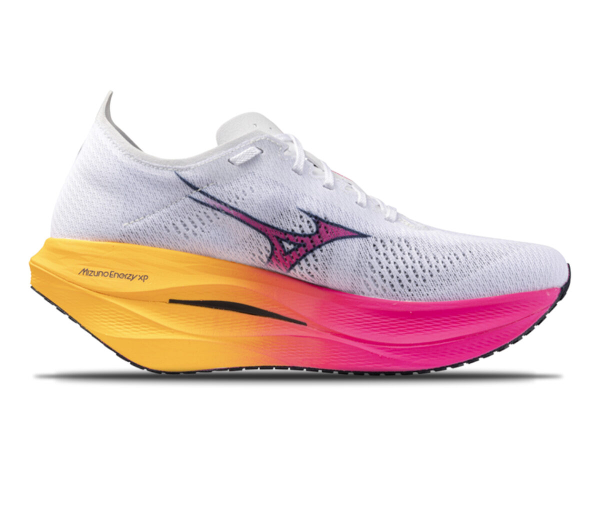 Scarpa Mizuno Wave Rebellion Pro 3 unisex bianca arancione