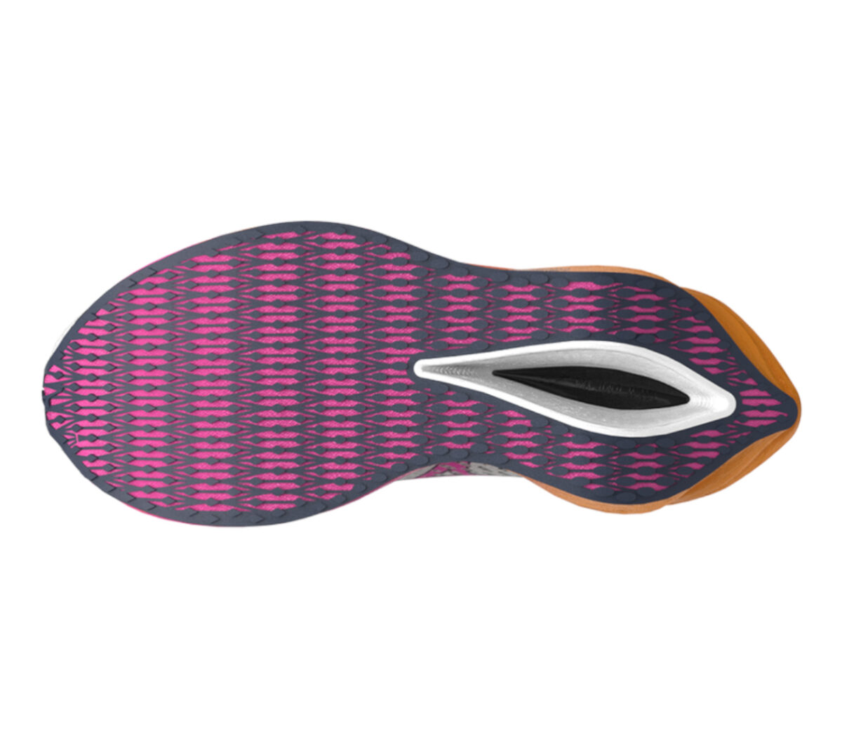 Suola Scarpa Mizuno Wave Rebellion Pro 3 unisex bianca arancione