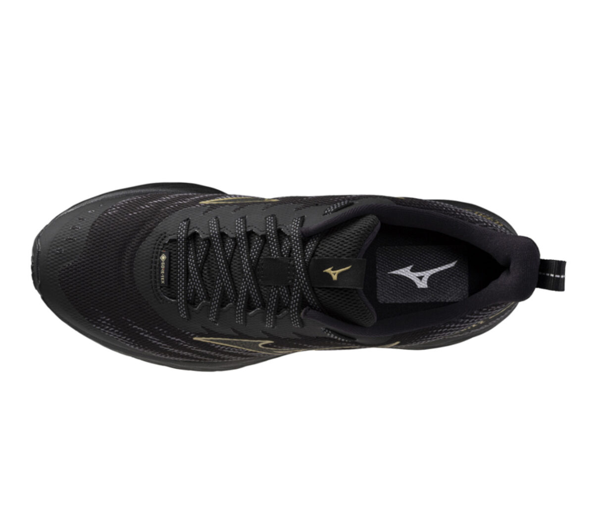 Tomaia Scarpa Mizuno Wave Rider GTX 2 uomo nera