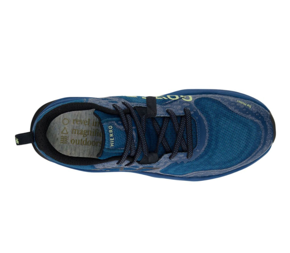 Tomaia Scarpa New Balance Fresh Foam Hierro v8 GTX uomo blu