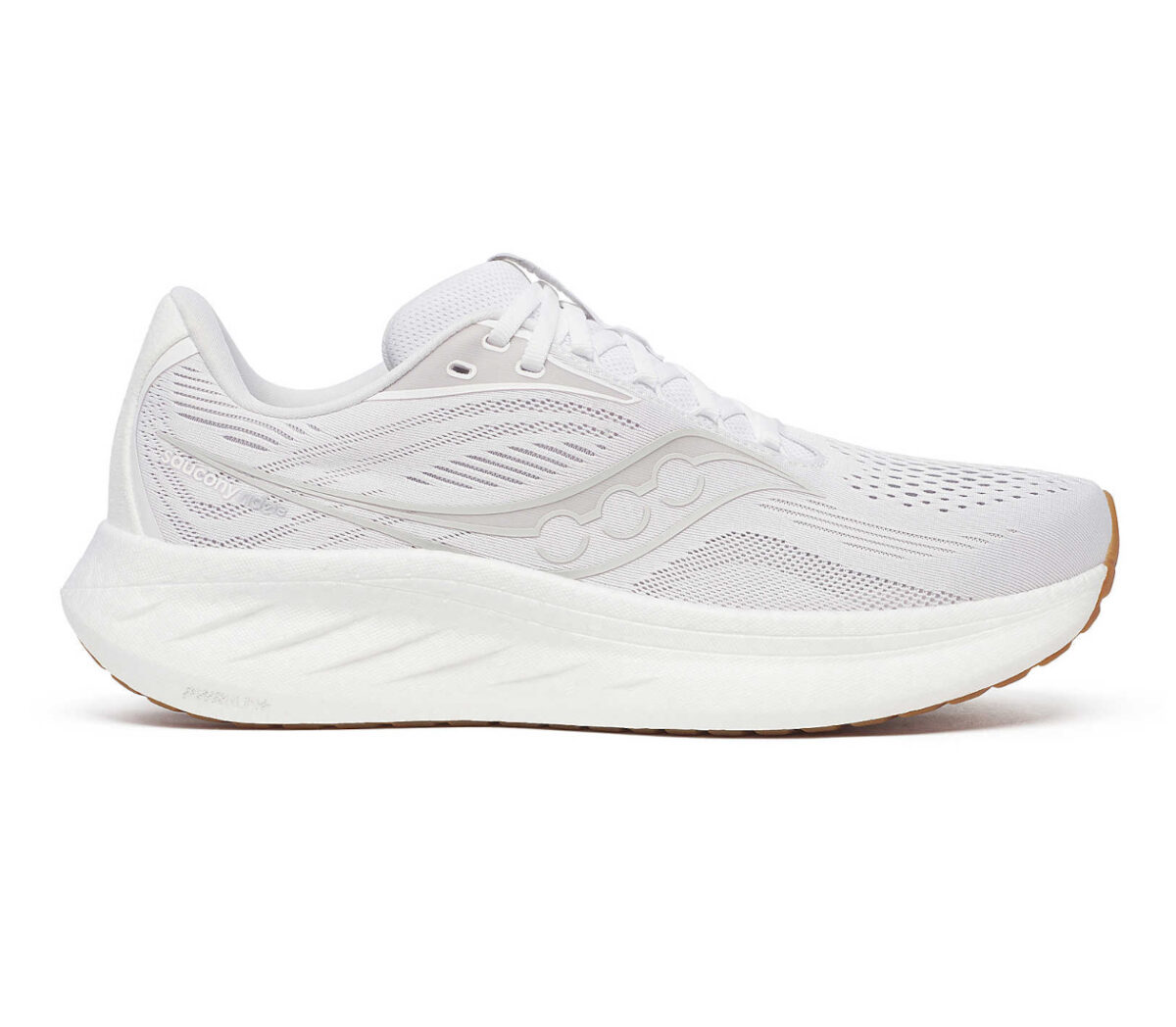 Scarpa Saucony Ride 18 uomo white gum